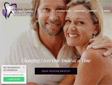 Tablet Screenshot of lansdalecosmeticdentist.com